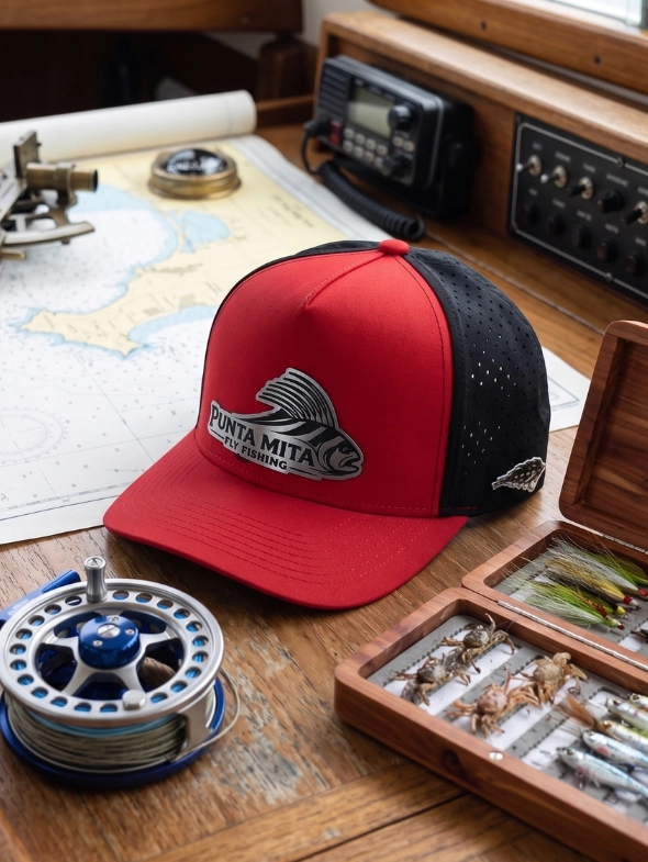 Red & Black Cap